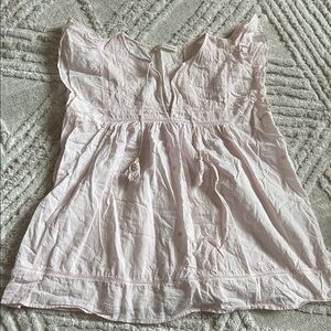 Ulla Johnson Light Pink Ruffled Blouse